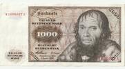 BRD 1000 DM 1960 1000 Deutsche Mark Bundesbanknote II-III 852.49 &pound;  +  shipping