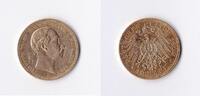 Mecklenburg-Schwerin 10 Mark Mecklenburg-Schwerin 1890 10 Mark 1890 ss+
