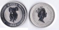 Australien Koala - 1/10 Unze Platin 15 Dollars 1988 prägefrisch in Originalkapsel