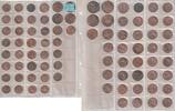    Lot 42x kleine Kupfermedaillen, Olympiade, Künstler, Persönlichkeiten,.... vz