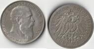 Baden, Kaiserreich 5 Mark 1907 Friedrich I., auf seinen Tod vz+ 160.39 £  +  32.07 £ shipping