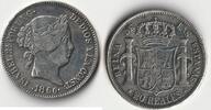 Spanien 20 Reales 1860 Isabella II. (1833-1868) ss-vz 151.72 £  +  32.07 £ shipping