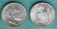 Oldenburg Nicolaus Friedrich Peter (1853-1900) 2 Mark 1891 A vz/stgl.