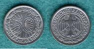 Weimarer Republik 50 Reichspfennig 1930 F fast vz 65.02 £  +  8.58 £ shipping