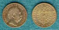 Sachsen Albert (1873-1902) 10 Mark 1879 E ss-