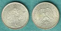 Weimarer Republik Kursmünze - Eichbaum 5 Reichsmark 1927 A vz+