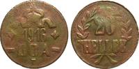 Kolonien und Nebengebiete 20 Heller Messing -