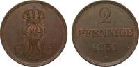 Altdeutschland bis 1871 2 Pfennig Hannover -