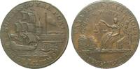 Europa (ohne €) Halfpenny Token John White Leith Kirkgate -