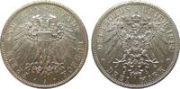 Kaiserreich 3 Mark L&uuml;beck 1914 A vorz&uuml;glich 241.21 &pound;  +  24.54 &pound; shipping