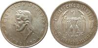 Drittes Reich 5 Mark Schiller 1934 F fast vz / vz 207.35 &pound;  +  24.54 &pound; shipping