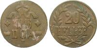 Kolonien und Nebengebiete 20 Heller Messinglegierung 1916 T etw. fleckig... 38.09 &pound;  +  24.54 &pound; shipping