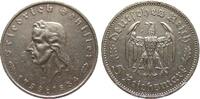 Drittes Reich 5 Mark Schiller 1934 F Fassungsspuren, sonst sehr schön 117.04 £  +  25.14 £ shipping