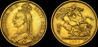GREAT BRITAIN 1887 VICTORIA, 1887 GOLD TWO-POUNDS GOLDEN JUBILEE ISSUE S... 2,300.00 £  +  12.00 £ shipping