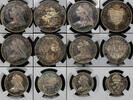 GREAT BRITAIN 1893 VICTORIA, 1893 SILVER PROOF SET PF 64 CAMEO-PF 63  12,250.00 £  +  12.00 £ shipping
