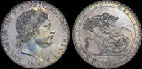 GREAT BRITAIN 1819 GEORGE III, 1819 SILVER CROWN, LIX EDGE, MS 64  4,750.00 £  +  12.00 £ shipping