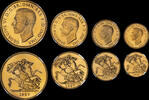 GREAT BRITAIN 1937 GEORGE VI, 1937 GOLD PROOF SET, PF 65*- PF 64 CAMEO  26,000.00 £  +  15.00 £ shipping