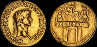 ANCIENT ROME AD 46-47 CLAUDIUS GOLD AUREUS, RARE DE BRITANN REVERSE  15,850.00 £  +  12.00 £ shipping