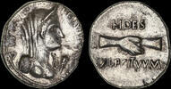 ANCIENT ROME 68-69 AD THE CIVIL WARS, REVOLT OF VINDEX IN GAUL, SILVER DENARIUS
