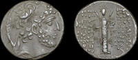 SELEUKID KINGDOM SELEUKID KINGDOM, DEMETRIOS III SILVER TETRADRACHM -
