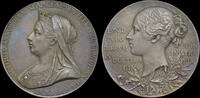 GREAT BRITAIN 1897 VICTORIA, 1897 DIAMOND JUBILEE LARGE SIZE SILVER MEDA... 630.00 £  +  12.00 £ shipping