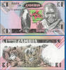 SAMBIA P.23b 1 Kwacha (1980-88) Kassenfrisch 3.38 £  +  17.34 £ shipping
