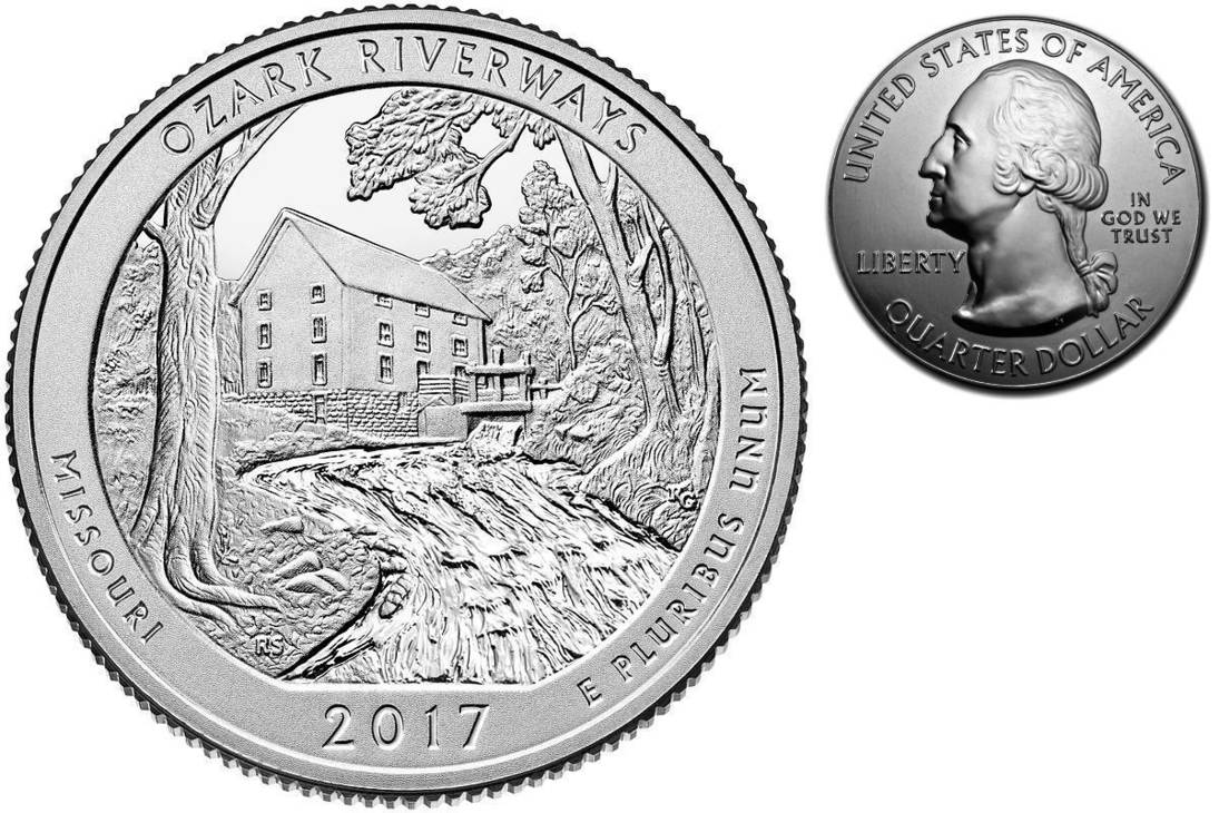 1 usa. 2021 America the beautiful Quarter images and release.