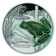 Österreich 3 Euro plus Broschüre/Flyer 2018 Tier - Taler - Serie -Frosch-, <b>09 / 12</b> Ausgaben,<b> mit Broschüre/Flyer MS-70 hgh / <br> vz / BU<br> Kupfer-Nickel<br> f