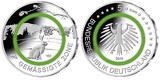 Deutschland 5 Euro<br> 25x in der originalen Rolle 2019 F Rolle Gemäßigte Zone,<br><b> Prägestätte F, <b>ab sofort lieferbar !</b> <b>BU (MS65-70)</b>