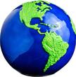 Barbados 5 Dollar <br>blauer Emaille/grün Färbung 2022 BLUE MARBLE Green Planet Earth Spherical Silber im luxuriösen Box, RAR! <b>BU</b> <br>3 Unzen Silber<br>