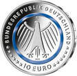 Deutschland 10 Euro<br><b>SOFORT LIEFERBAR! </b> 2025 G Im Dienst der Gesellschaft - Technisches Hilfswerk,<br> <b> Prägestätte G, </b> <b>Proof</b> <br> im farbigen<br> KlaProoffolder