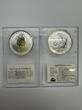 Kanada 1 oz<br>5 Dollar<br> 31,10g<br> fein<br> 38,00 Ø Maple Leaf - 1 oz. Zuckerahornblatt 9999er Silber, mit Privy Titanic,<b>1998</b> BU <b><br> Anlagesilber / <b>Sammlermünze</b>