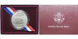 USA 1 $ 1995 Oly Sommer Atlanta 3.Leichtathl., 2 Läufer im Ziel, in Kapsel inkl. Etui o.Zerti CH UNC