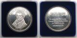 Schloss Neuhaus 26,07g <br>roh,<br> 40mm Ø 1983 Medaille in Silber / Friedrich Wilhelm Adam Sertürner - Entdecker des Morphium <b>Proof</b>