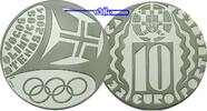 Portugal 10 Euro Olympiade Athen, inkl. Etui & Zertifikat & Schuber -