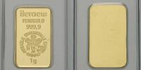 Deutschland - Hanau 1 Gramm fein  -geprägt-  Motiv-Goldbarren-Kleeblatt ... 156.04 £  +  48.55 £ shipping