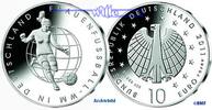Deutschland 10 Euro<br> Frauenfußball-WM in Deutschland, 2. Ausg. 2011<br><b>Prägestätte G</b> -