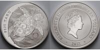 Fidschi 10 $ Fiji<br><b>5 oz.</b> Fiji Taku Schildkröte, 2. Ausgabe, 999er Silber -