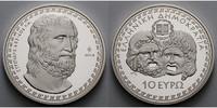 Griechenland 10 Euro Euripides (485 - 406 B.C.), inkl. Etui & Zertifikat & Schuber <b>SELTEN</b> -