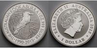 Australien 1 $ 2015 Kookaburra --25-j&auml;hriges Jubil&auml;um-- stgl 154.56 &pound;  +  48.09 &pound; shipping