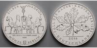 Berlin 1/2 Unze Feinsilber <b>Die Volks-Unze</b> - Silber Quadriga 999/1000, 15,55 g., 34 mm Ø,in Kapsel -