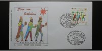 Deutschland 0,58 Cent <br> plus 27 Cent Weihnachten "2013" Ersttagsbrief (FDC) ,<b>selbstklebend,</b>Stempel "Bethlehem" -