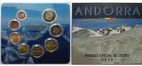 3,88 € 2014 Andorra 1.amtlicher Euro Kursmünzensatz, mit allen 8 Münzen., FRÜHLINGSANGEBOT!  stgl im  Blister