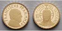 Vatikan 10 Euro2,75gfein 13,85 mm Ø 2015 Die Taufe, -MMXV- Gold - inkl. Etui & Zertifikat & Schuber, Proof Gold