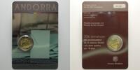 Andorra 2 Euro 2015 30 Jahre Volljährigkeit mit dem 18. Lebensjahr, SONDERANGEBOT !!! BU (MS65-70) im Blister /  Coincard