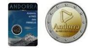 Andorra 2 Euro 2017 Das Land in den Pyrenäen, SONDERANGEBOT !!! BU (MS65-70) im Blister /  Coincard
