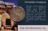 Malta 2 Euro Mnaidra Tempel, ( 3600-2500 BC ) 3. von 7 Ausgaben im Blister -