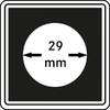 Lindner 10 Euro-Kapsel x <b>4</b>Stück Münzkapseln CARRÉE 29 mm, 4er Pack z.B.für die dt.10 Euro-Sammlerm. „Luft bewegt": -