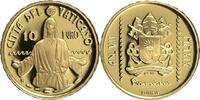 Vatikan 10 Euro2,75gfein 13,85 mm Ø 2019 Die Taufe, - MMXIX- Gold - inkl. Etui & Zertifikat & Schuber, Proof Gold