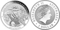 Australien 1 $ 2019 Kookaburra, stgl 154.56 &pound;  +  48.09 &pound; shipping